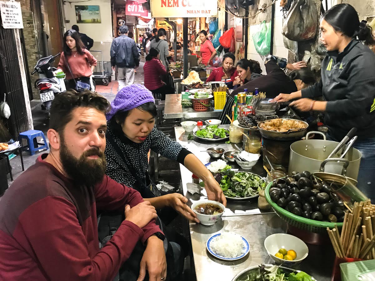 Hanoi Vietna - comida de rua
