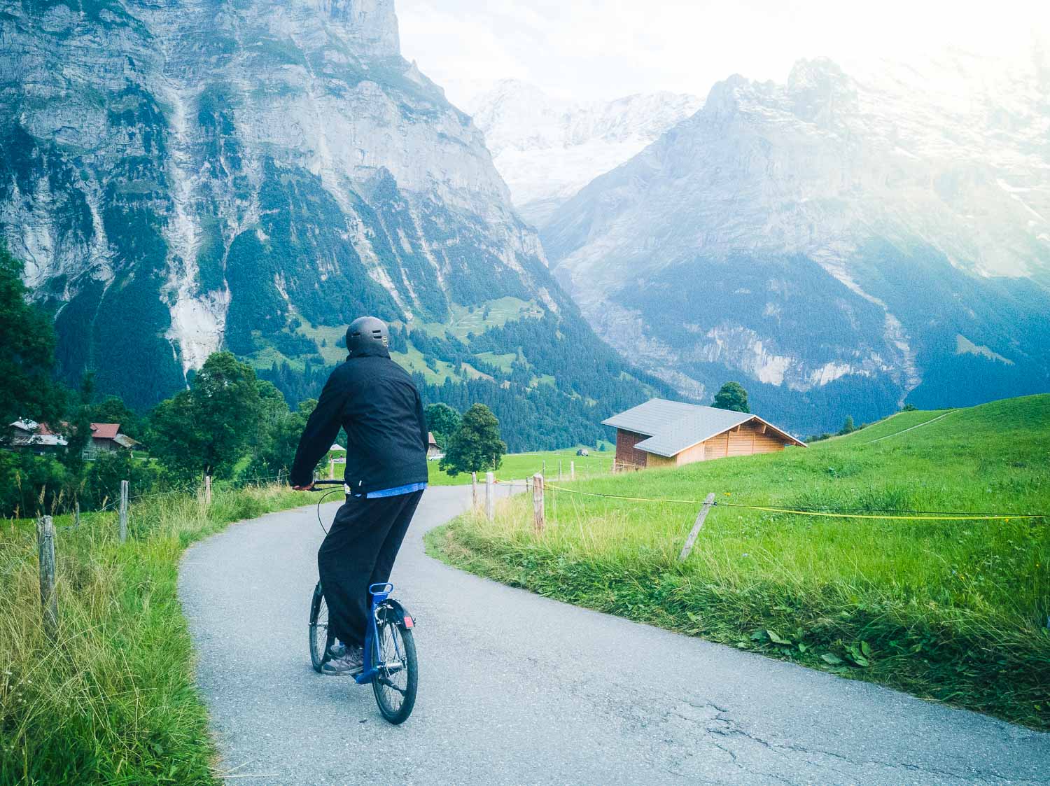 TrottiBike em Gindelwald na Suíça