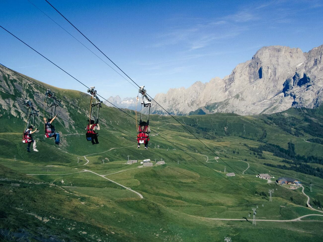 Tirolesa Grindelwald Suíça