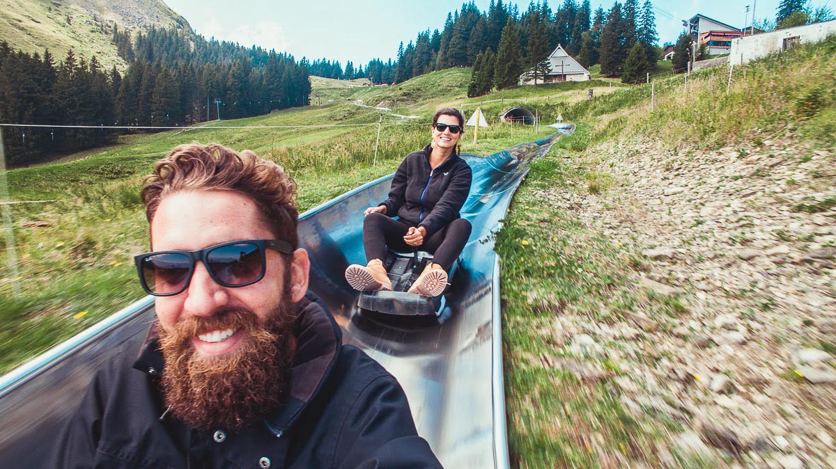 Kandersteg Suiça - Rodelbahn