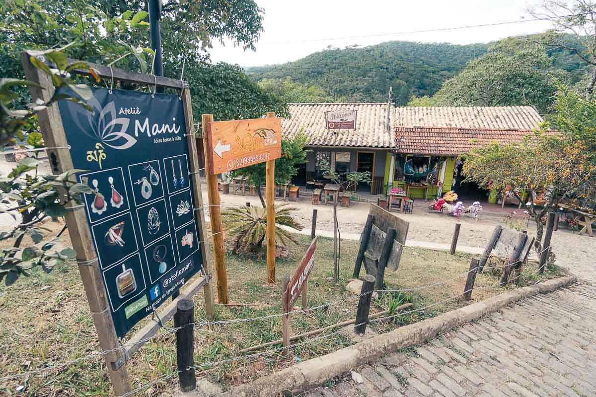 O que fazer em Ibitipoca MG - Lojas e restaurantes