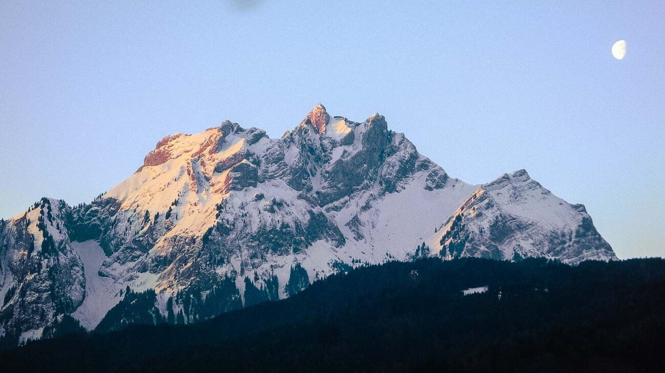 Monte Pilatus, Lucerne, Suíça - Lua