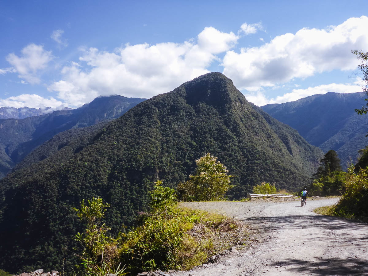 Estrada da Morte em La Paz, Bolívia - paisagem