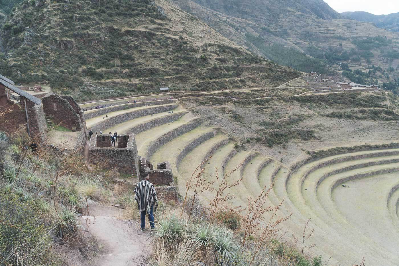 Ruínas Pisac Peru Vale Sagrado - Trilha