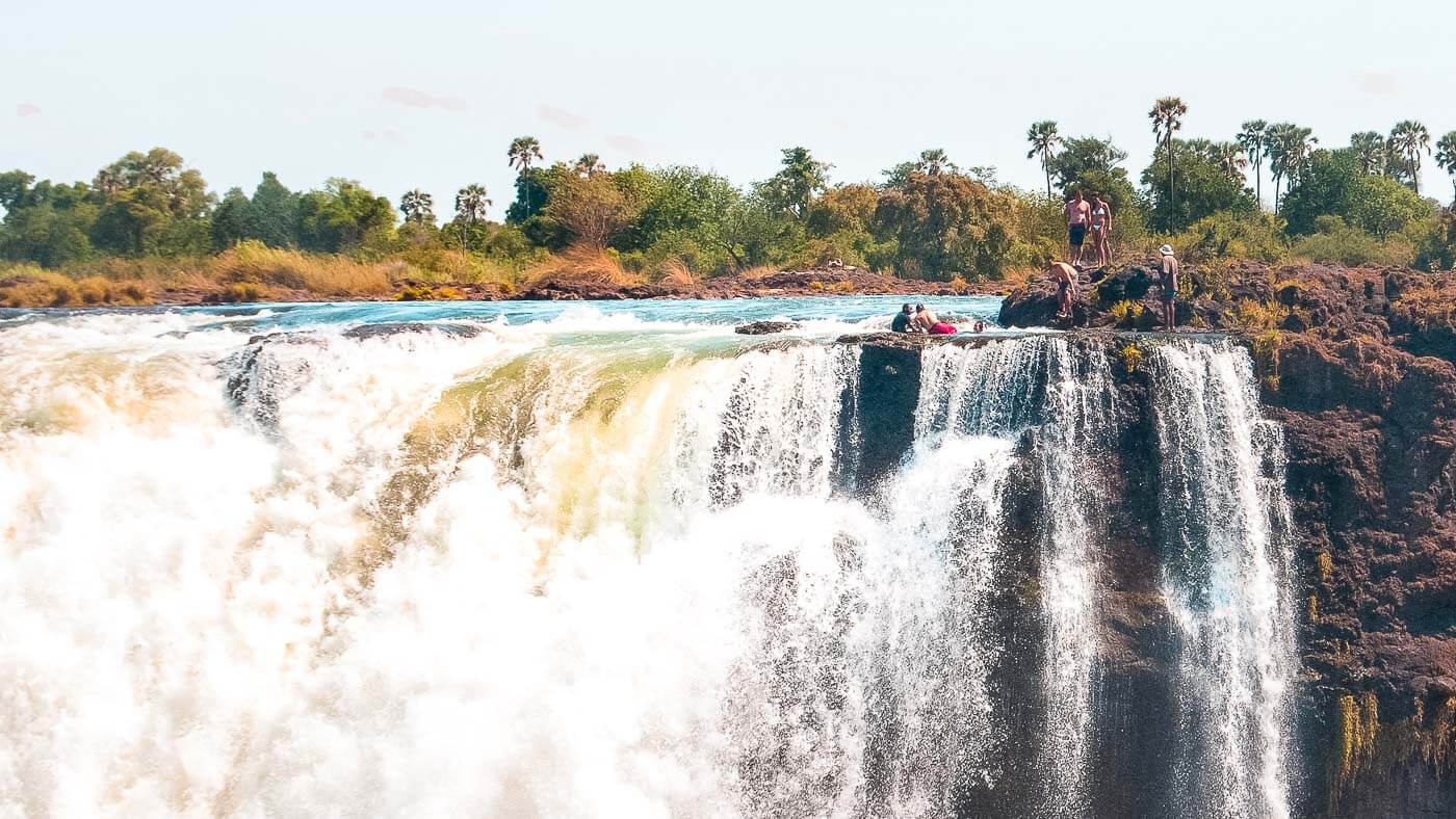 turismo no Zimbábue - Devil`s Pool