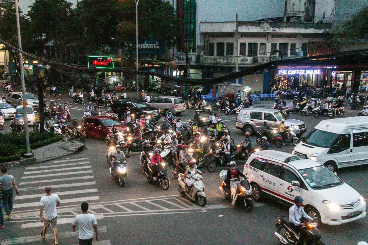 Turismo no Vietna - Transito Ho Chi Minh