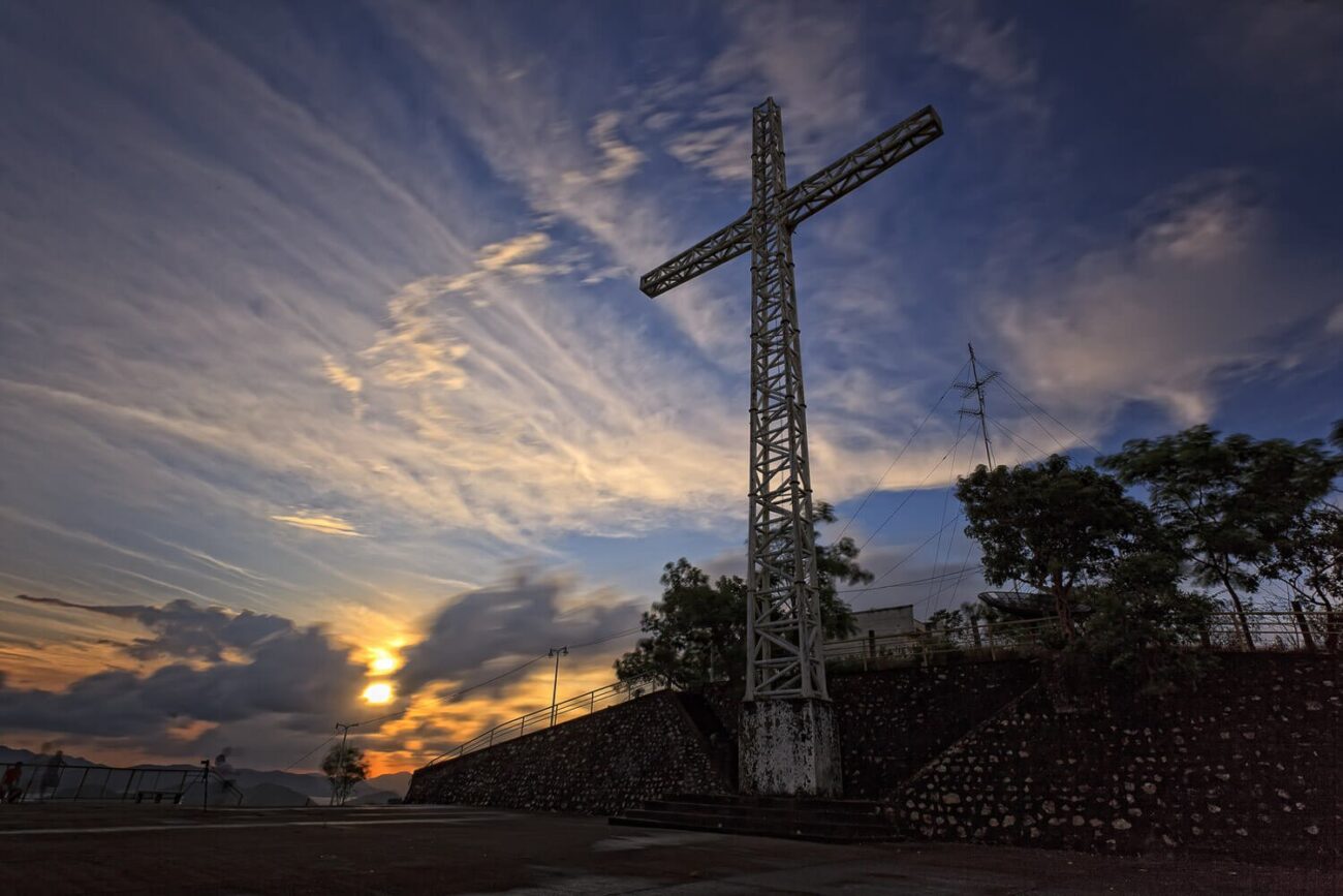 Foto da cruz do monte Tapyas - Coron Filipinas