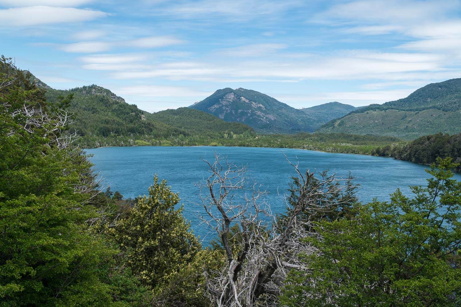 Foto do Lago com vegetação - Rota dos Sete Lagos