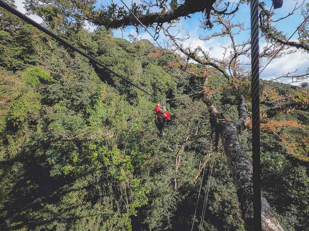 O que fazer em Monteverde - Tirolesa