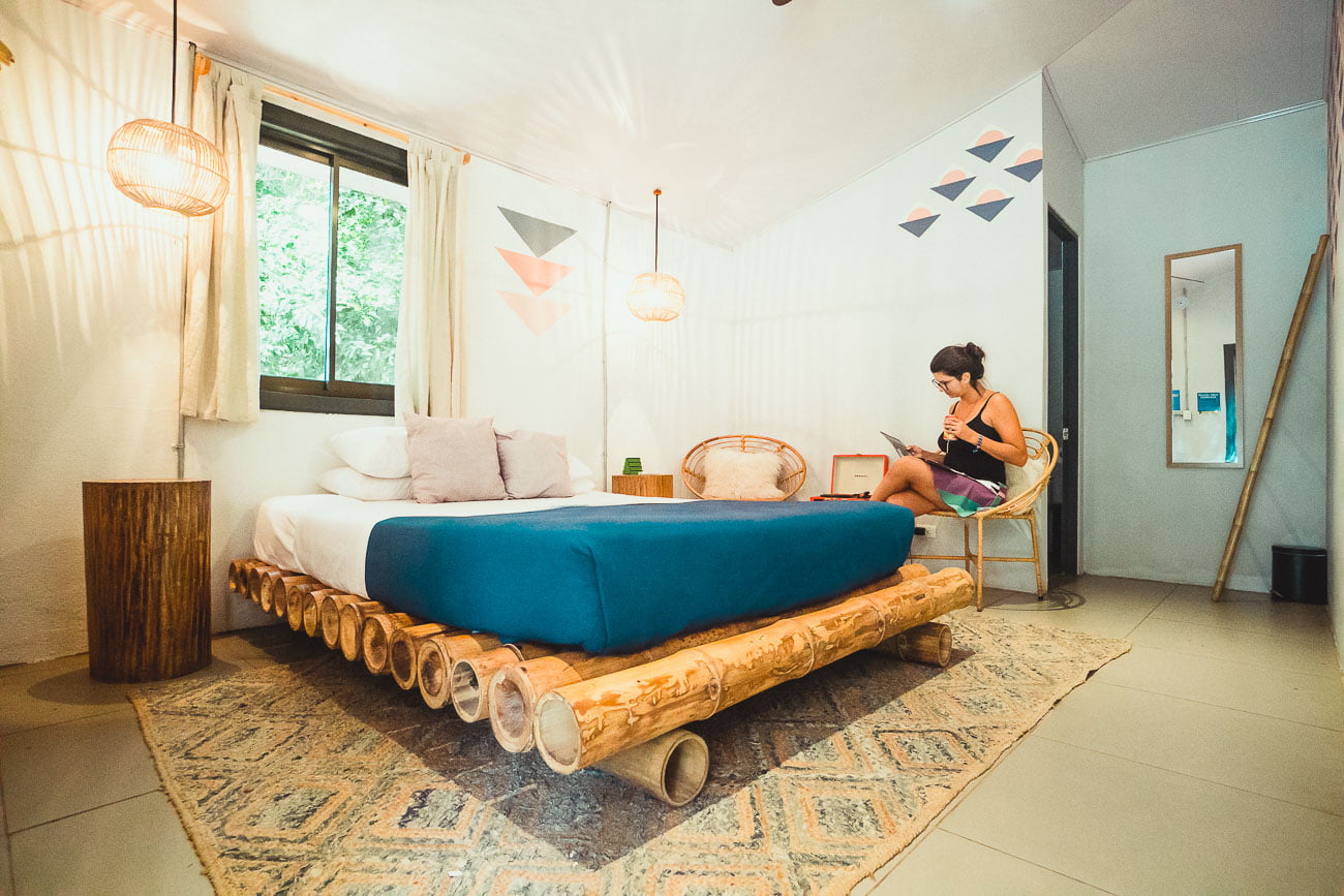 O que fazer em Tamarindo - Costa Rica - Selina quarto
