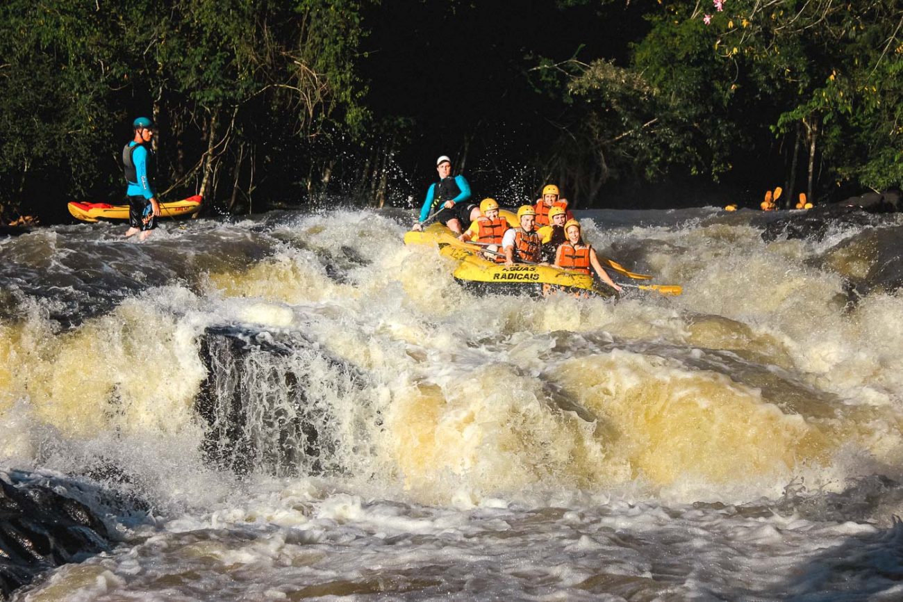 O que fazer em Brotas: Rafting no Rio Jacaré Pepira