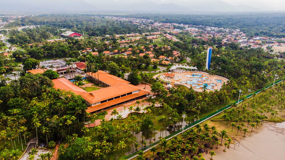 Vista do alto do Sesc Bertioga