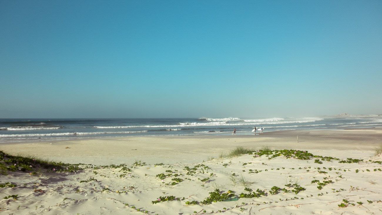 Praia do Cardoso e sua areia branca