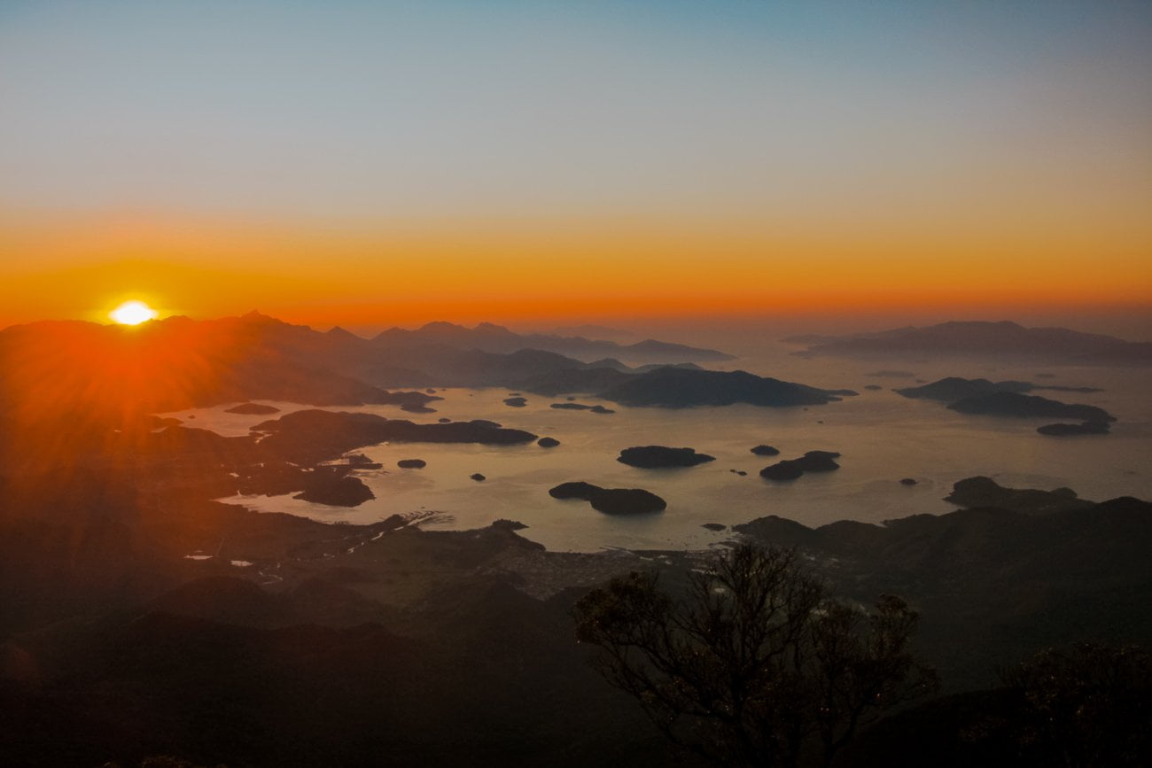 Visto do Pico do Frade em Angra dos Reis