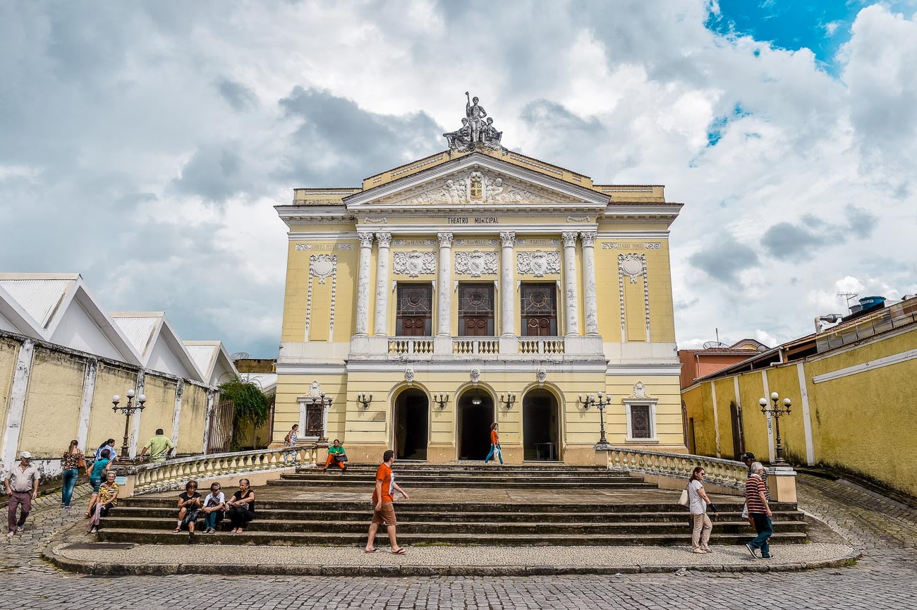 Fachada do Teatro Municipal em São João del Rei