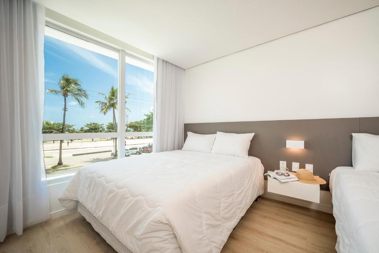Quarto de hotel com vista para praia