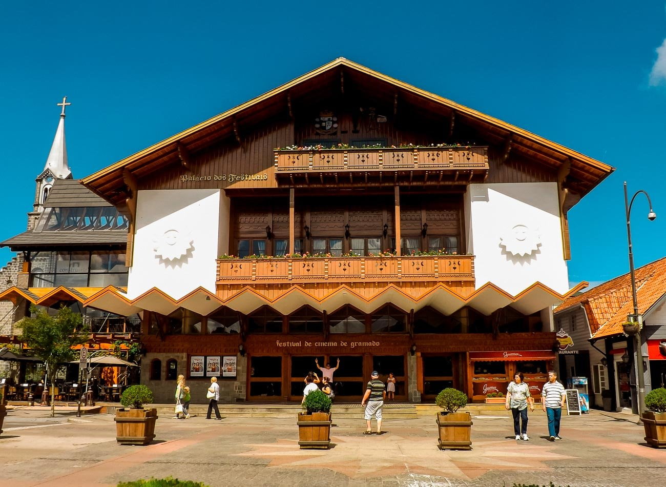 Fachada do Palácio dos Festivais em Gramado