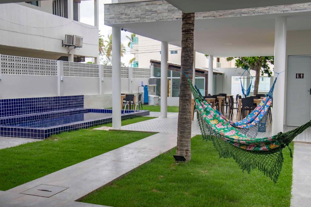 Área de lazer em pousada em Porto de Galinhas