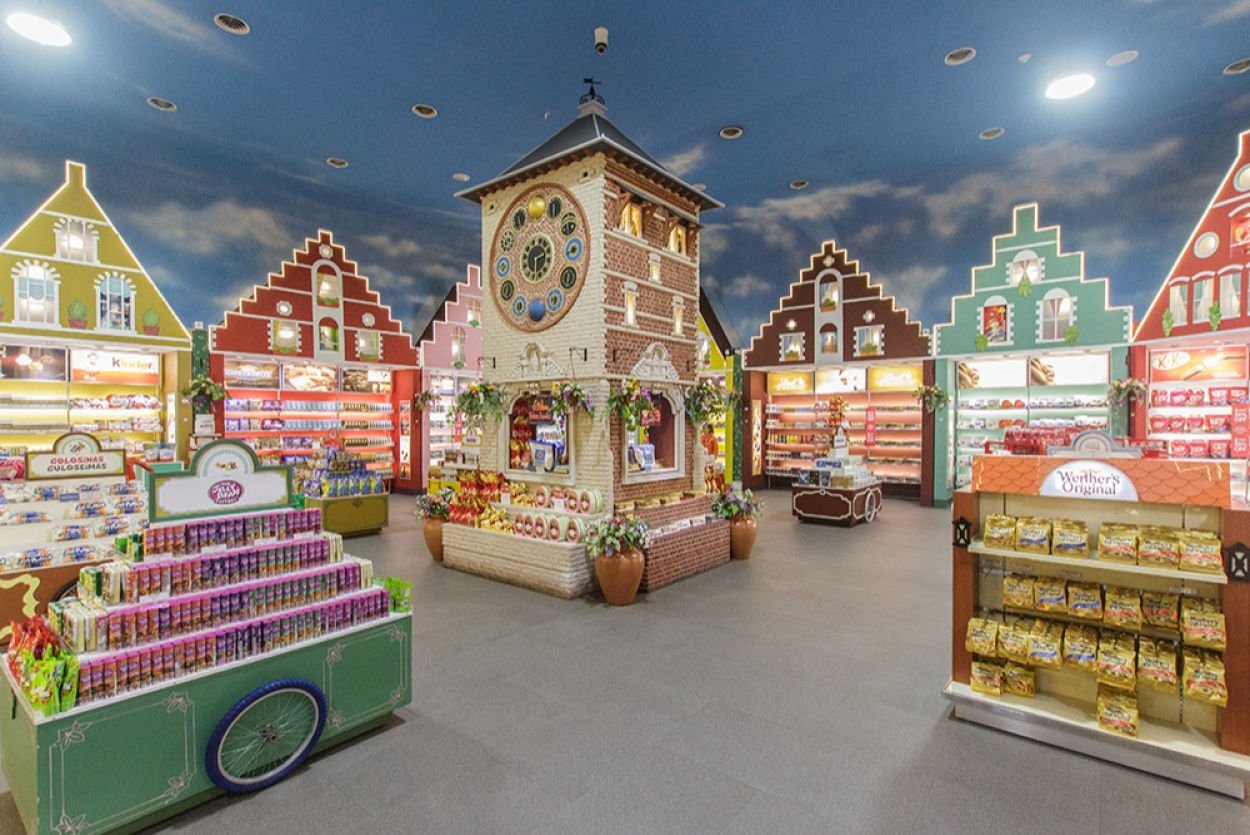 Duty Free na cidade de Puerto Iguazú em sessão de doces