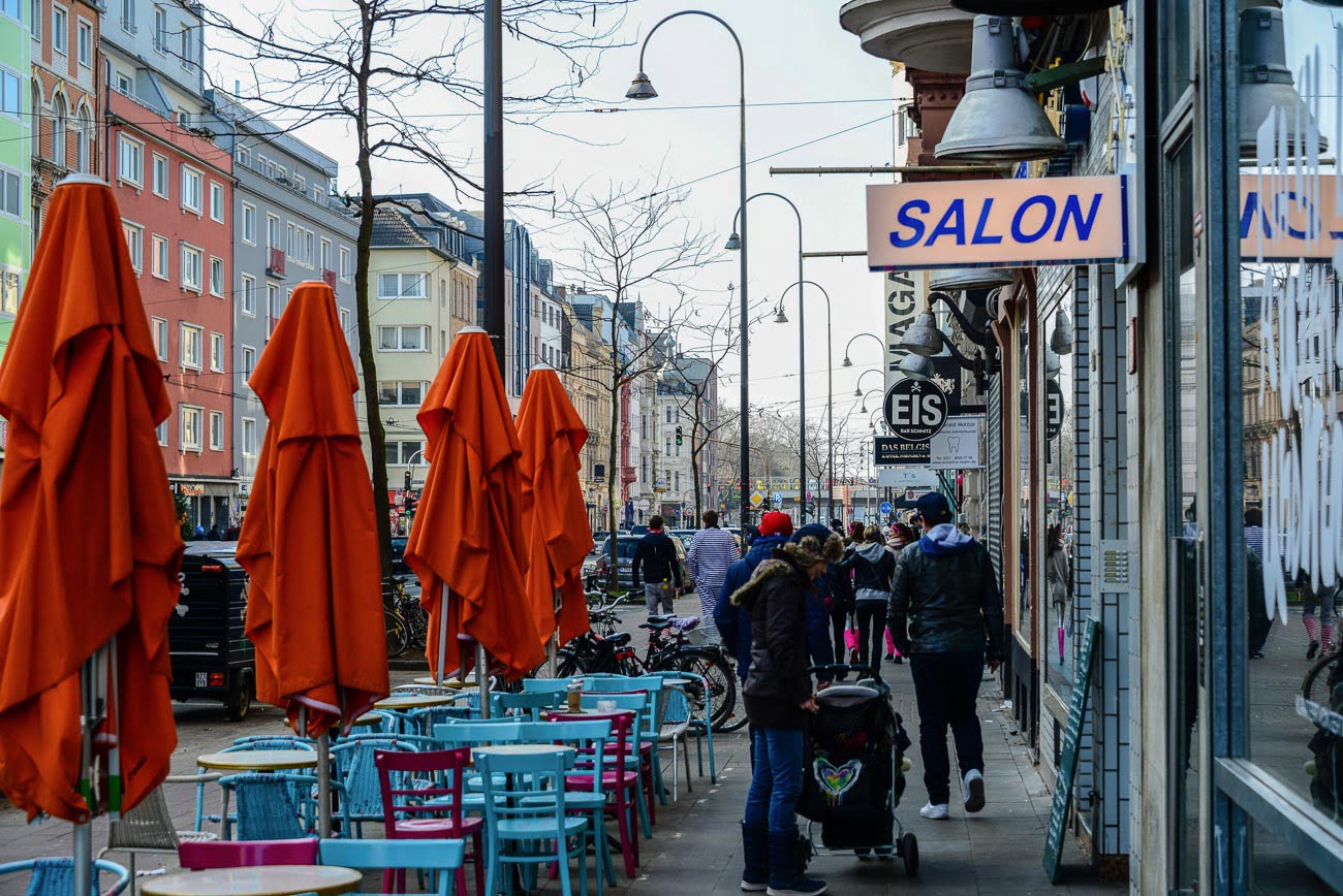 Bairro Belgisches Viertel em Colônia