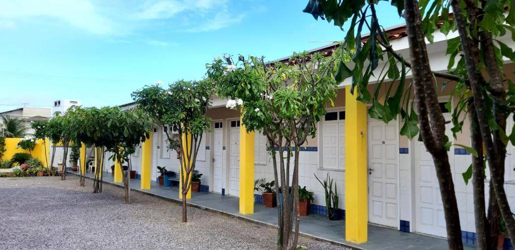 Fachada de pousada em Aracaju