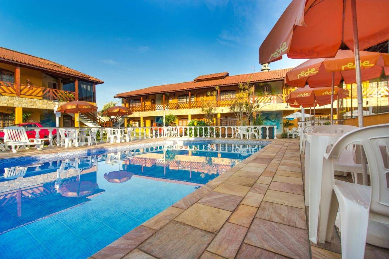 Piscinas ao ar livre em pousada