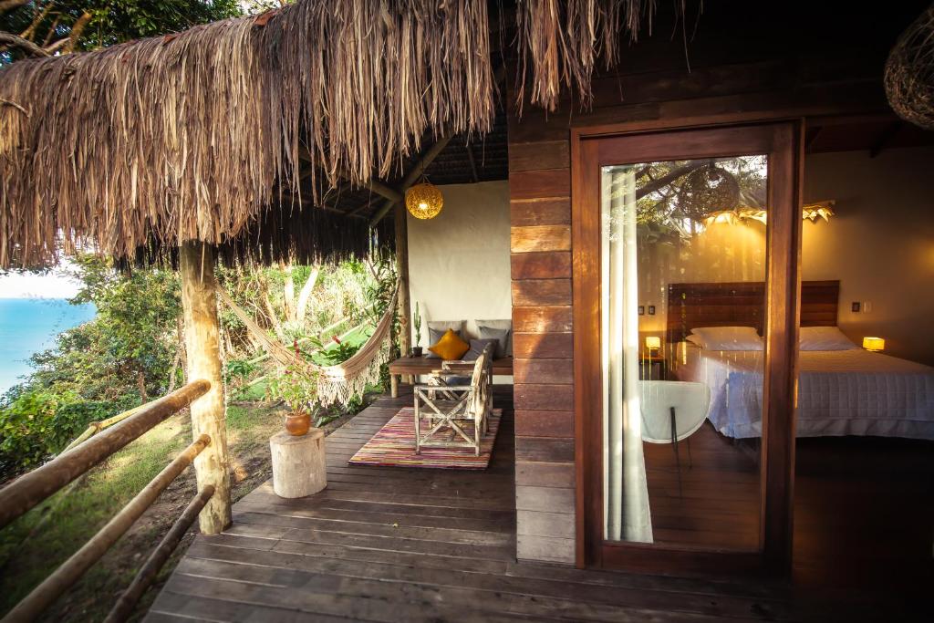 Chalé rústico e moderno em hotel em Pipa