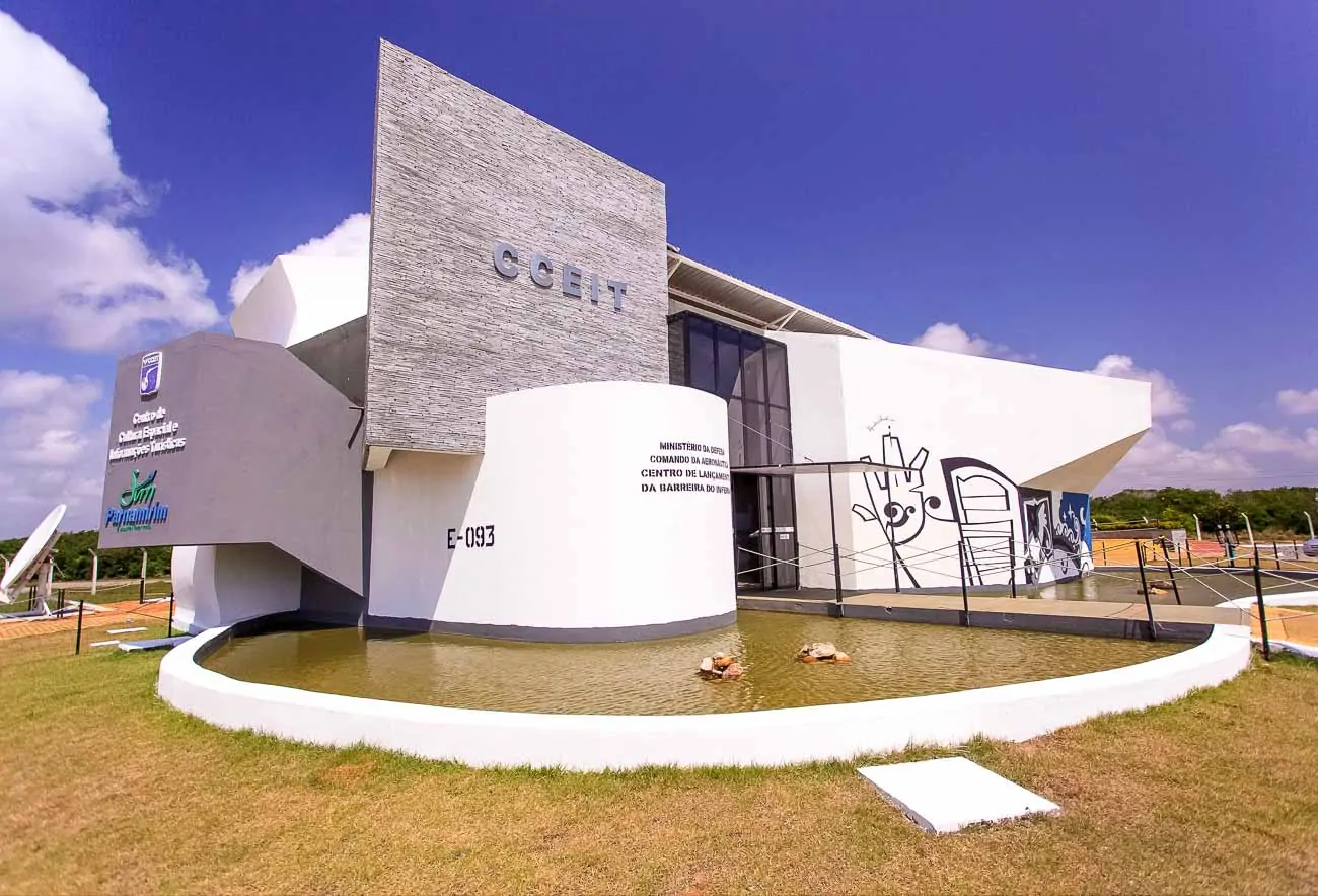 Fachada do Centro de Lançamento Barreira do Inferno em Natal