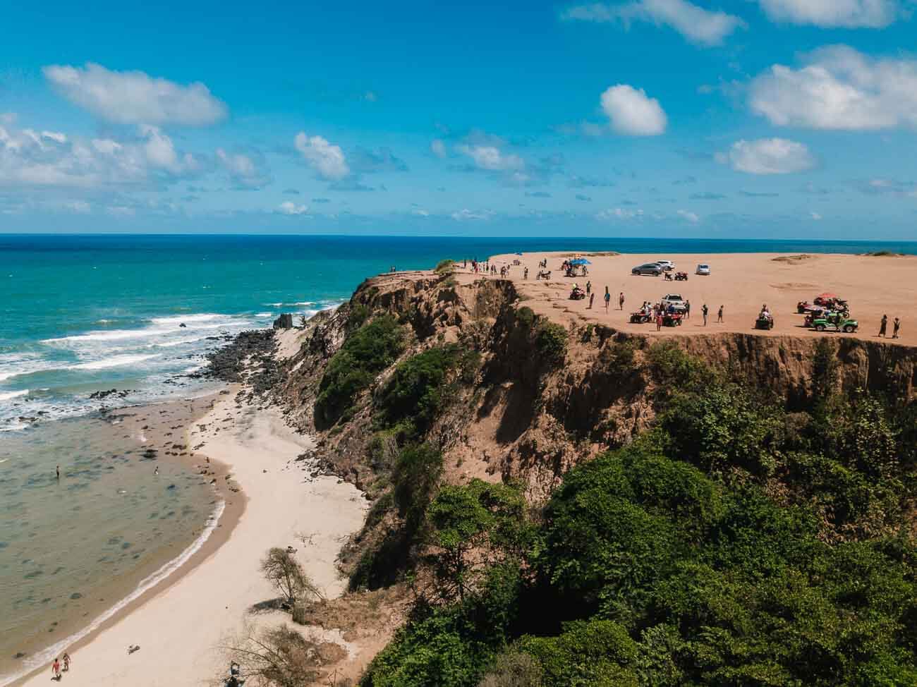 Chapadão nas falésias da Praia do Amor em Pipa