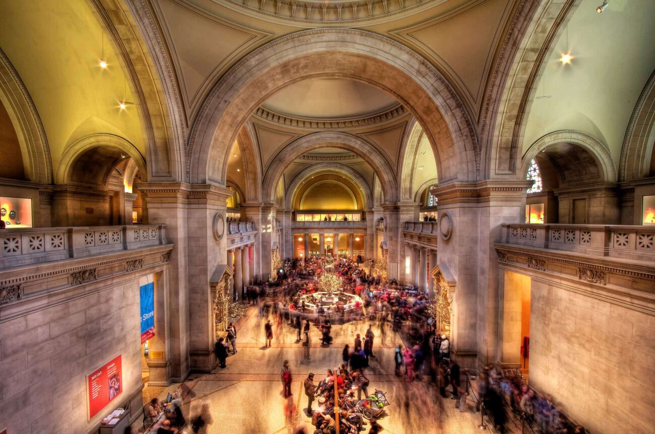 Interior do Museu Metropolitano de Arte em Nova York.