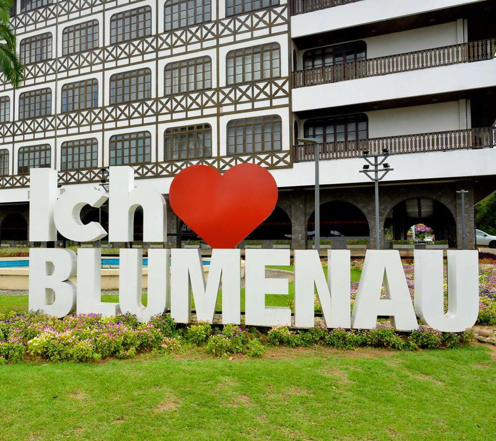 A placa turística 
