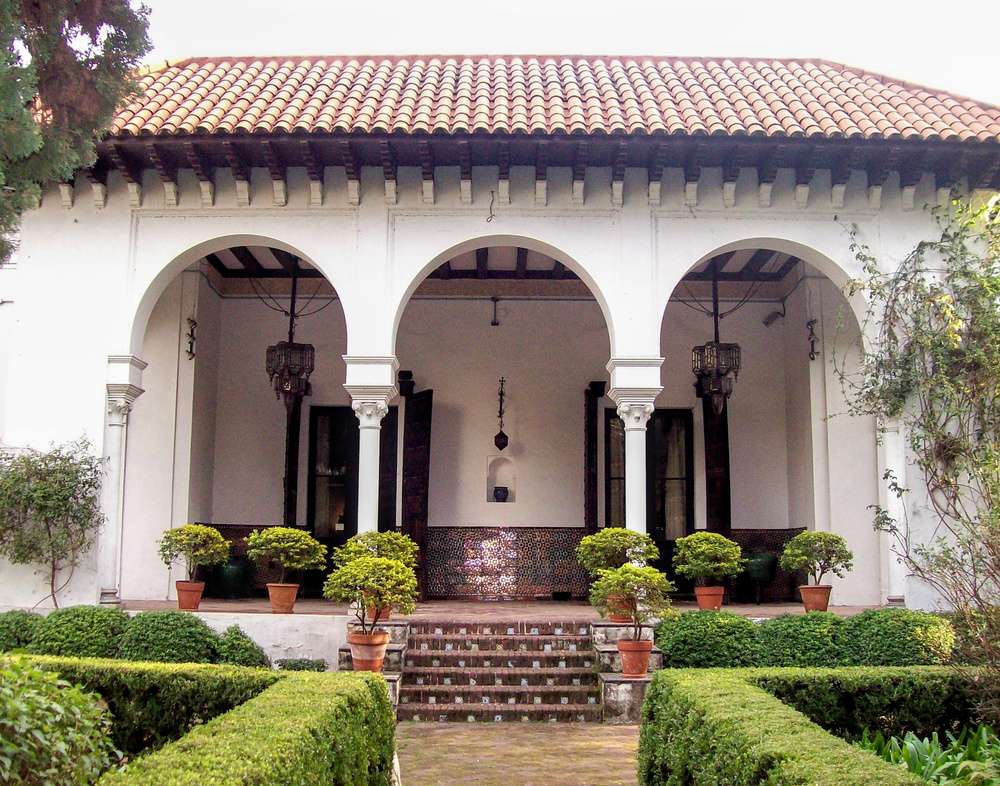 O jardim do Museo Larreta.