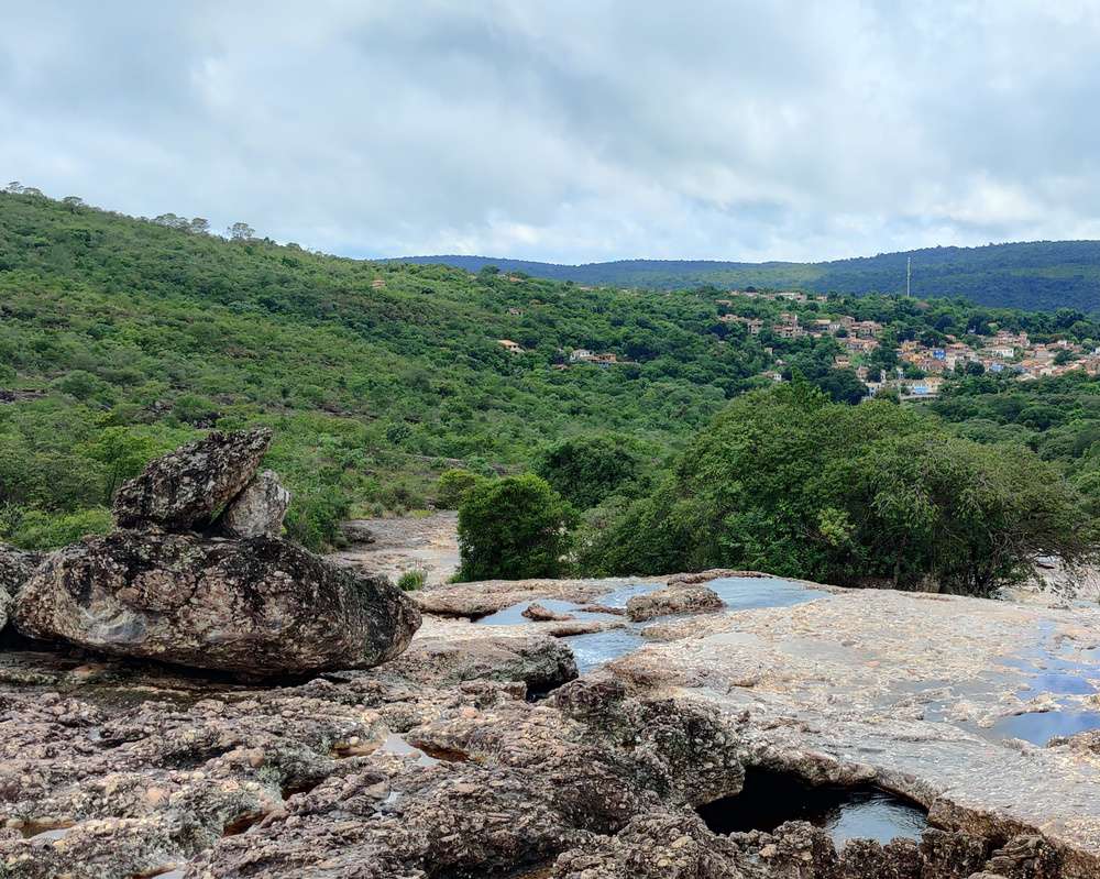 As piscinas naturais do Serrano, em um dia no Parque Nacional da Muritiba.