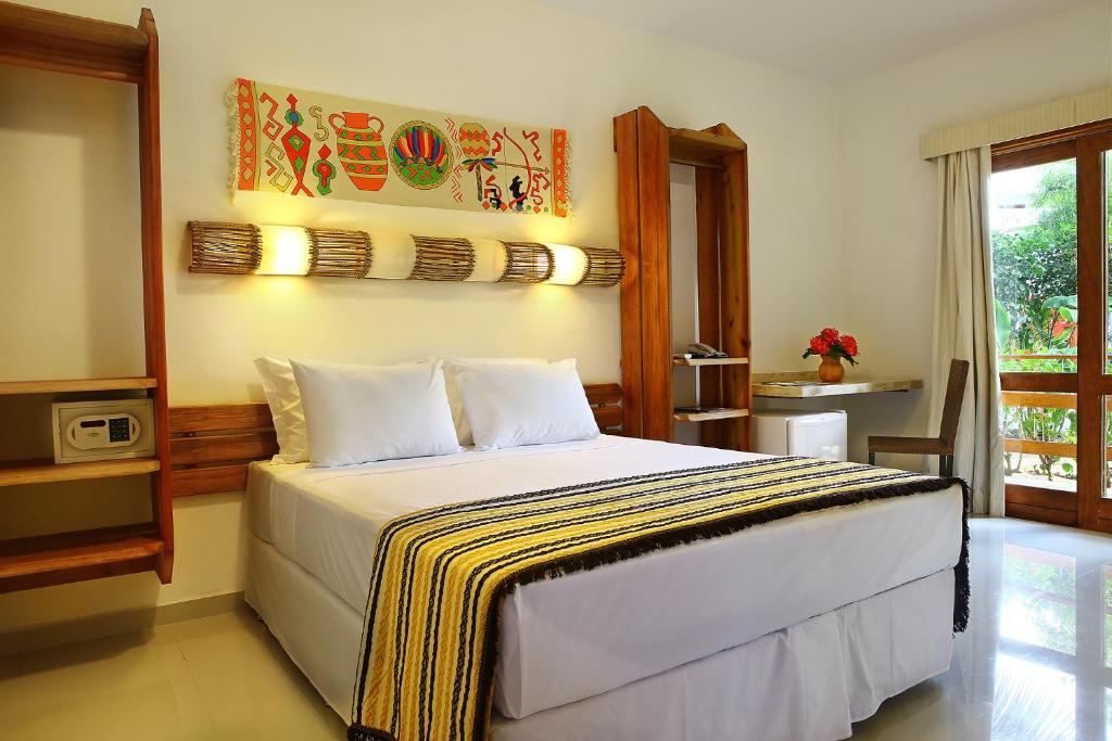 Quarto do La Torre Resort All Inclusive em Porto Seguro.