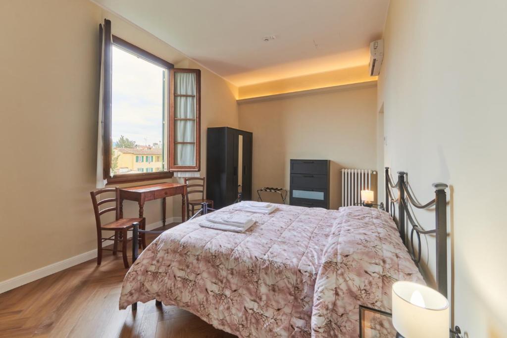 Quarto da Casa Santo Nome di Gesù, em Florença.