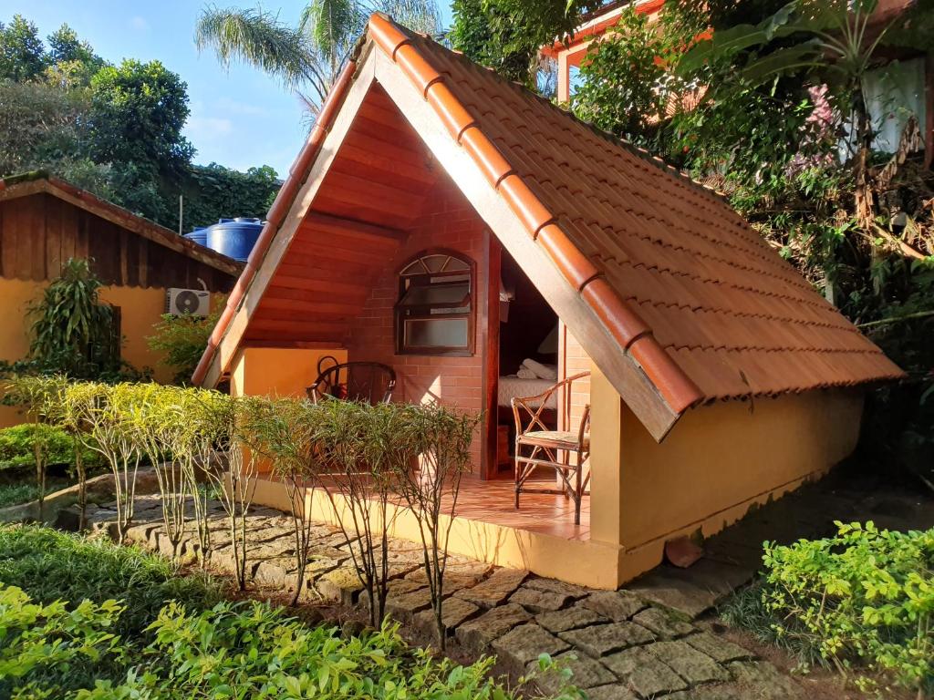 Chalé da Pousada e Hostel Holandês, em Ilha Grande.