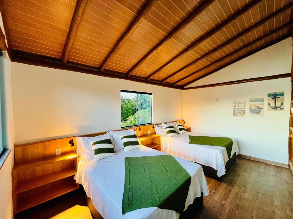 Quarto da Pousada Tropical Araçatiba, em Ilha Grande.