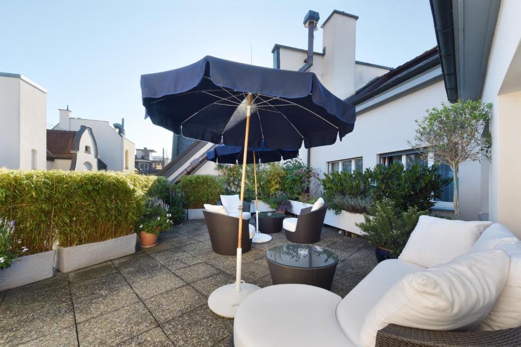 Terraço do Hotel City Zürich Design & Lifestyle, em Zurique.